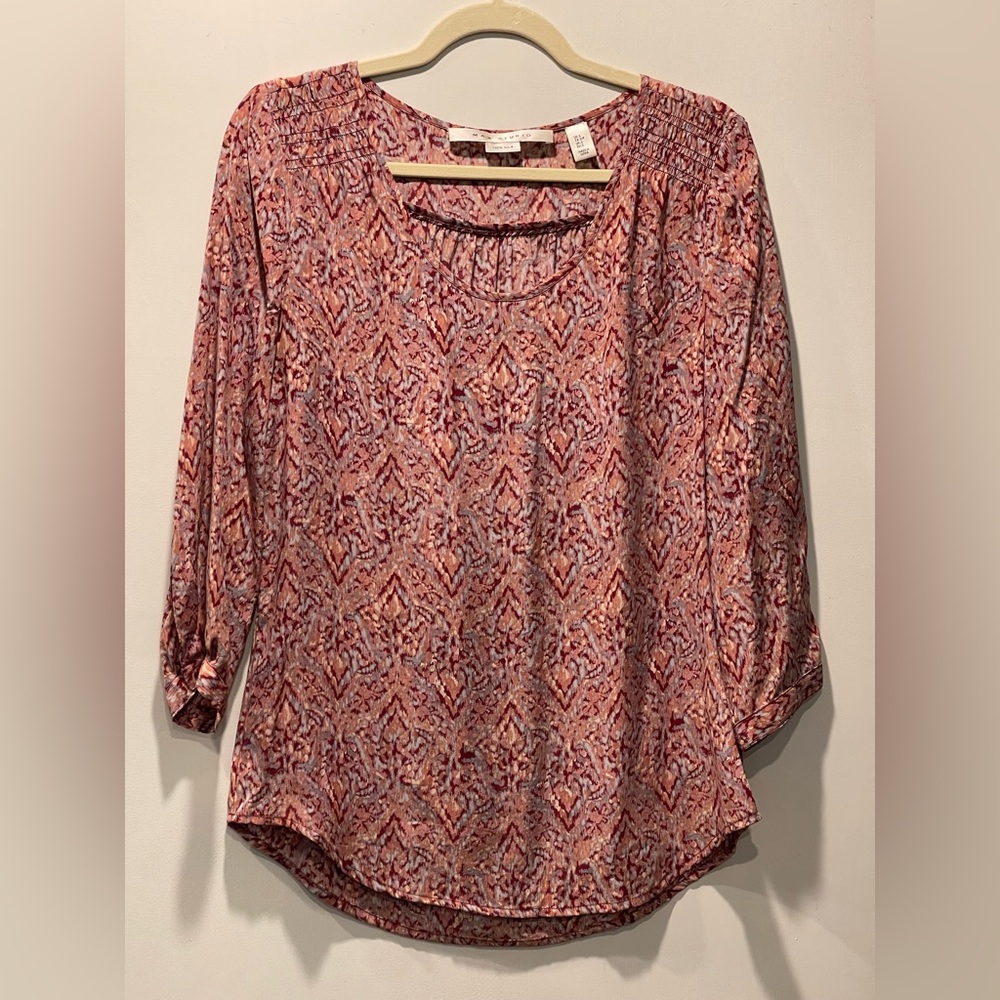Max Studio Silk Blouse